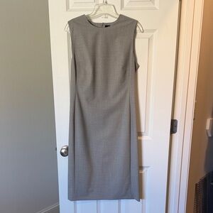 Theory Gray Midi Dress